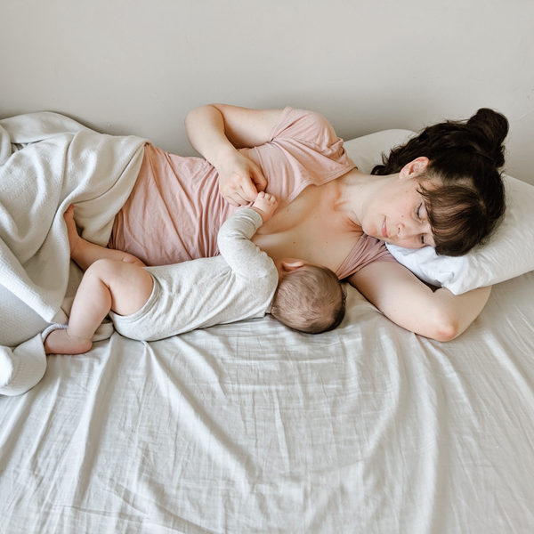 Co sleeping with baby on outlet chest